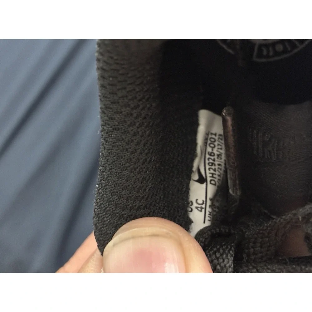 Toddler Nike Air Force 1 size 4C black Baby  Shoes